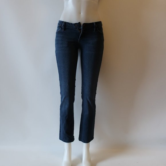 GOLD SIGN "ENVY" BLUE STRAIGHT LEG JEANS SZ 27* - Picture 1 of 9